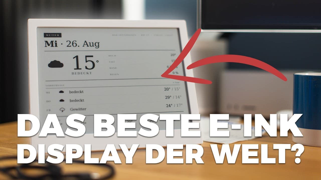 TRMNL X: Vier E-Ink-Screens selbst gebaut