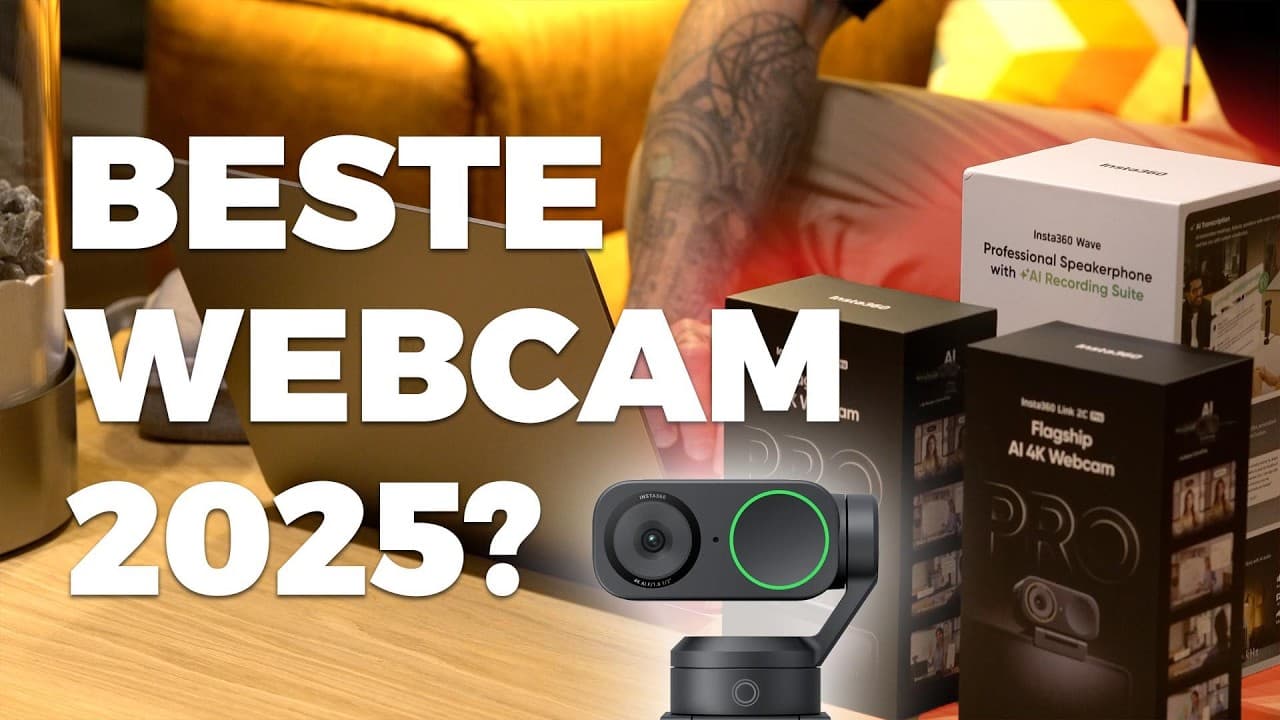 Insta360 Link 2 Pro & Wave im Test – 4K KI-Webcams mit Tracking & Bokeh