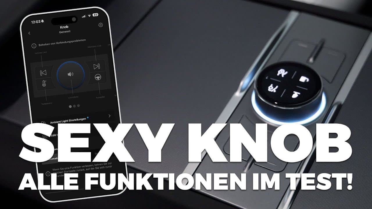 Sexy Knob im Tesla: Funktionen, Einstellungen und Integration