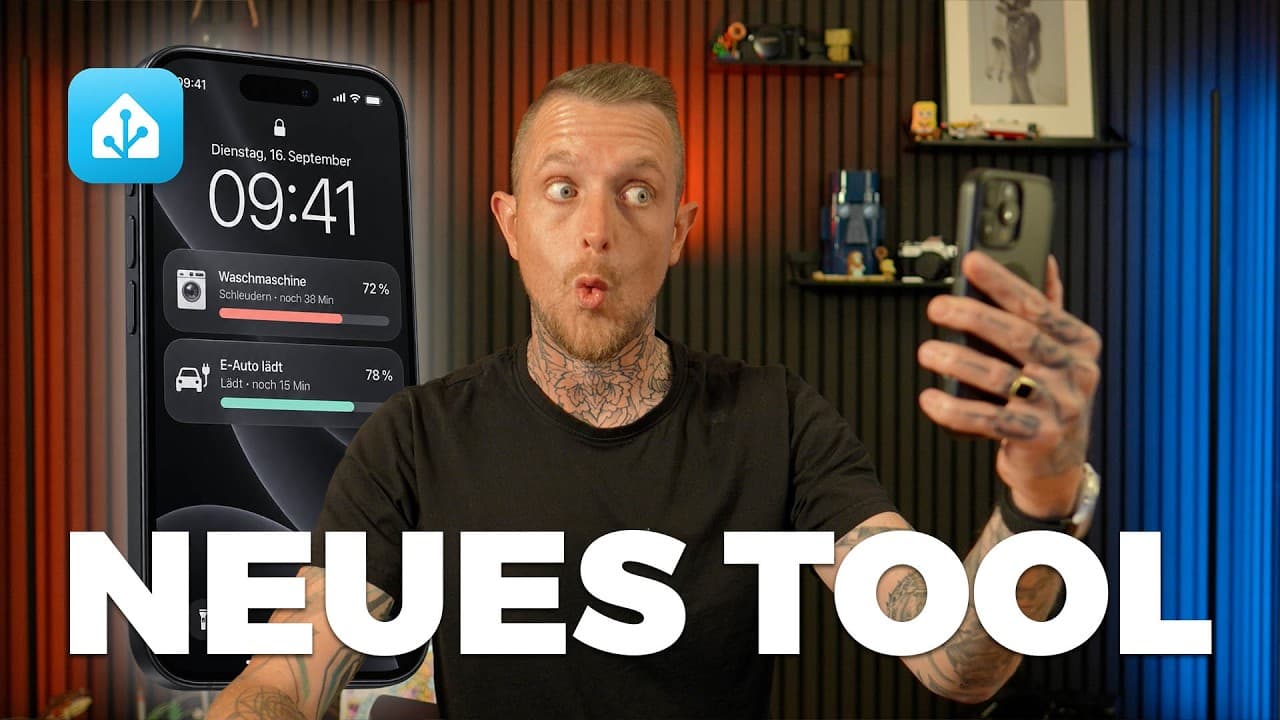Live Activities in Home Assistant: iPhone-Sperrbildschirm