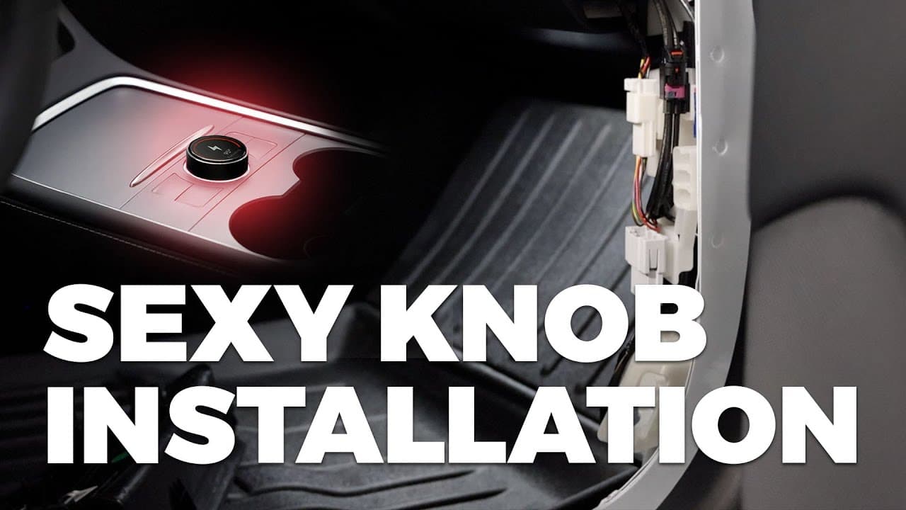 Tesla Model 3 Highland: Sexy Knob und Commander V2 nachrüsten